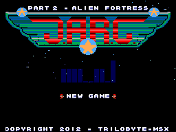 DARC (Homebrew) — Title screen